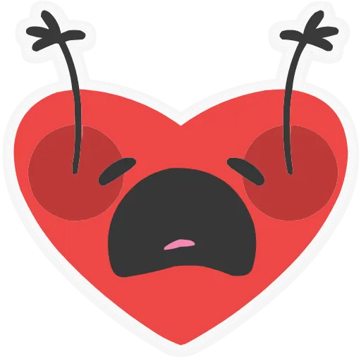 😩 Эмодзи «Набор эмоджи с Сердцеедиком из ВК в качестве» для Telegram