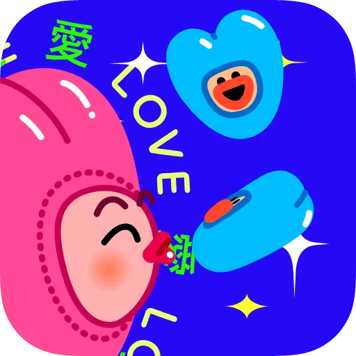 😘 Стикер «Hearty Hearts» для Telegram