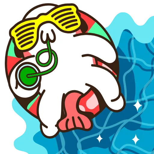 🏖 Стикер «Гектор» для Telegram