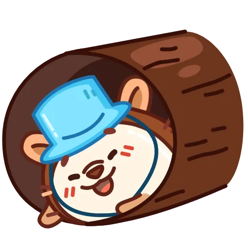 👋 Стикер «Ежик» для Telegram