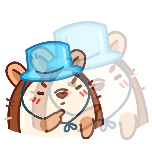 🤔 Стикер «Ёжик» для Telegram