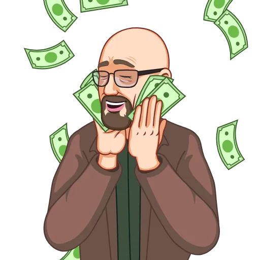 🤑 Стикер «HeisenbergInuETH» для Telegram