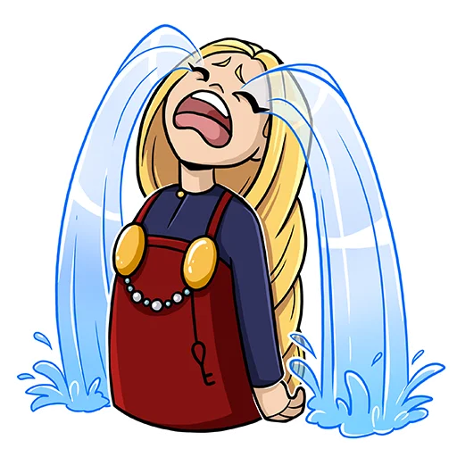 😭 Стикер «Helga the Viking song» для Telegram