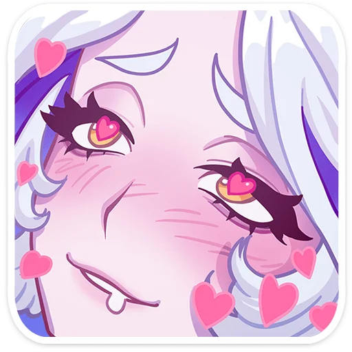 😍 Стикер «Гелия» для Telegram