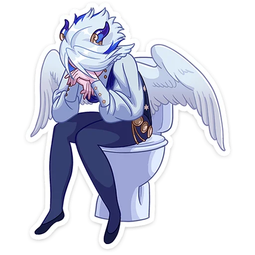 🚽 Стикер «Гелия» для Telegram