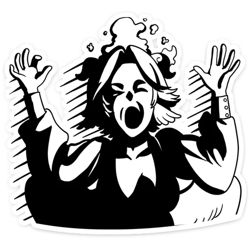 🫨 Стикер «Гелия без надписей» для Telegram