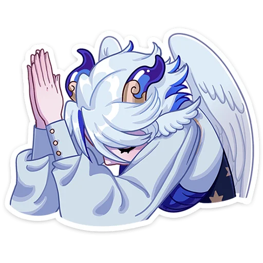 🙏 Стикер «Гелия без надписей» для Telegram