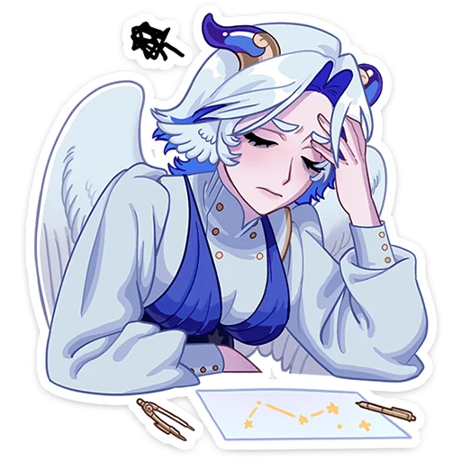 😩 Стикер «Гелия без надписей» для Telegram