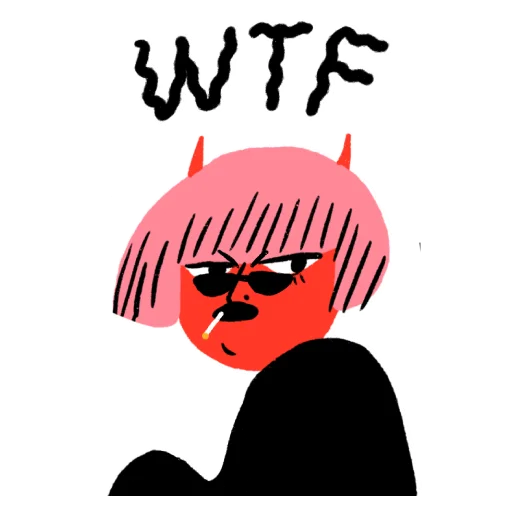 ☹️ Стикер «hell_office» для Telegram