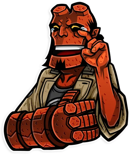 Стикерпак Hellboy для Telegram — скачать