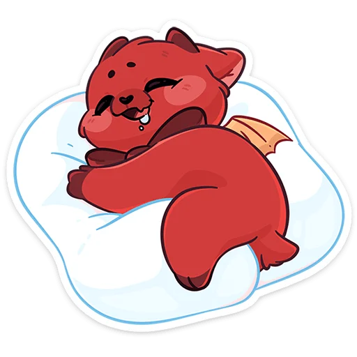 💤 Стикер «Адский козлёныш без надписей» для Telegram