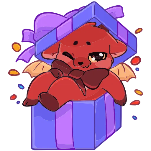 🤩 Эмодзи «Адский Козлёныш» для Telegram
