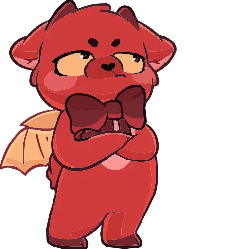 🤩 Эмодзи «Адский Козлёныш» для Telegram