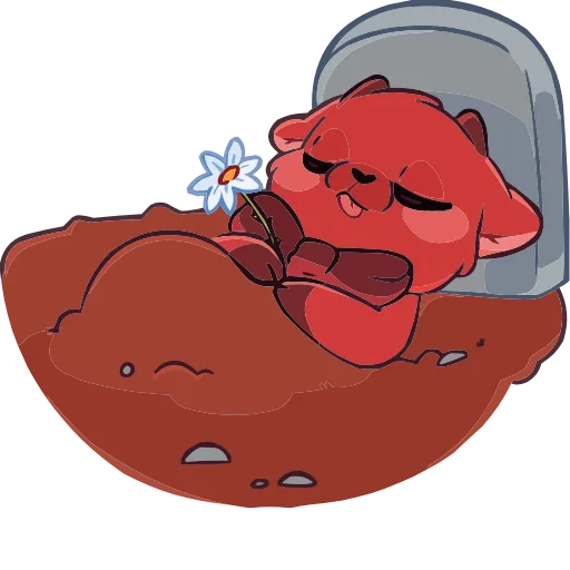🤩 Эмодзи «Адский Козлёныш» для Telegram