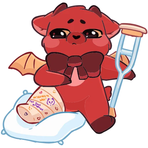 🤩 Эмодзи «Адский Козлёныш» для Telegram
