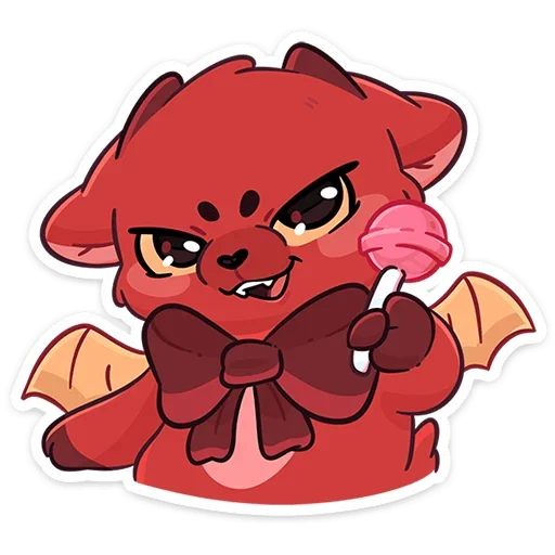 🍭 Стикер «Адский Козленыш» для Telegram