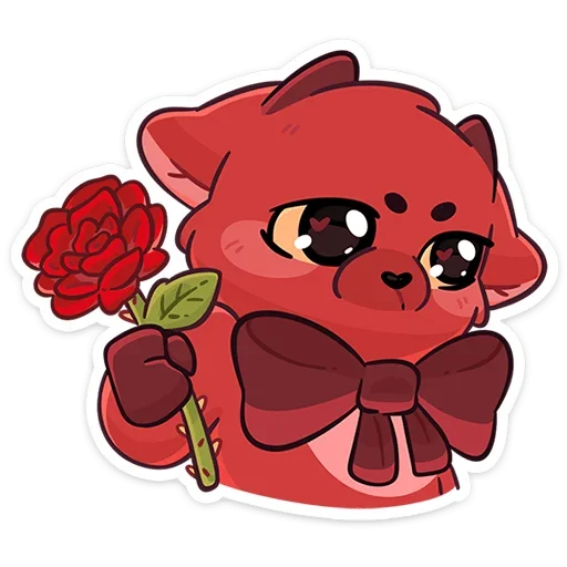 🌹 Стикер «Адский Козленыш» для Telegram