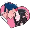 ❤ Эмодзи «Адская Парочка» для Telegram