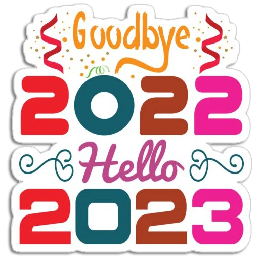 Стикерпак Hello 2023 для Telegram — скачать
