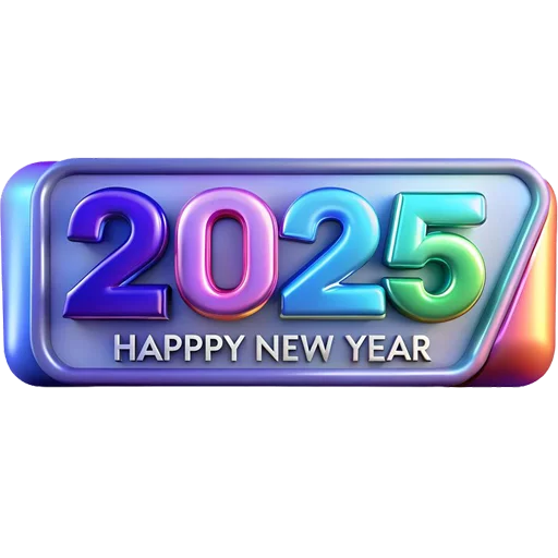 🆕 Стикер «Hello 2025» для Telegram