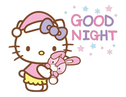 🌙 Стикер «Hello Kitty» для Telegram