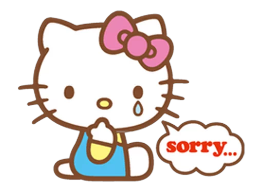 🙇 Стикер «Hello Kitty» для Telegram