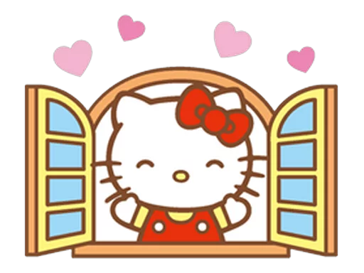 🎑 Стикер «Hello Kitty» для Telegram