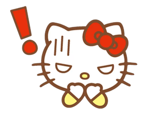 😤 Стикер «Hello Kitty» для Telegram