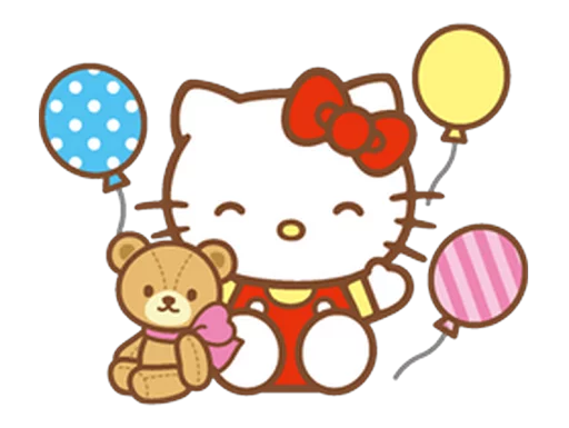 🎈 Стикер «Hello Kitty» для Telegram