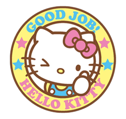 👷 Стикер «Hello Kitty» для Telegram