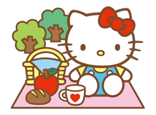 🌆 Стикер «Hello Kitty» для Telegram