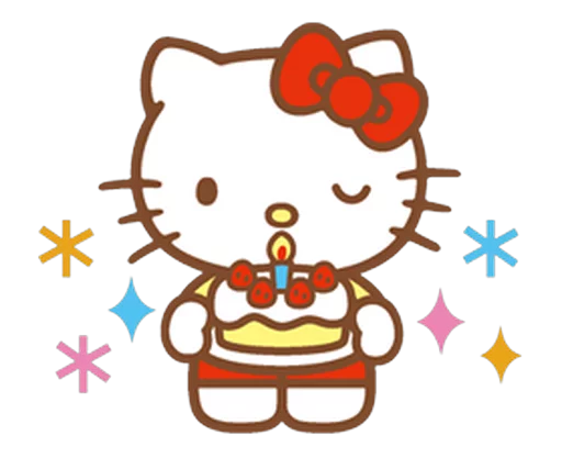 🍰 Стикер «Hello Kitty» для Telegram