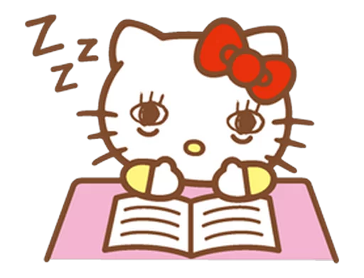 📓 Стикер «Hello Kitty» для Telegram