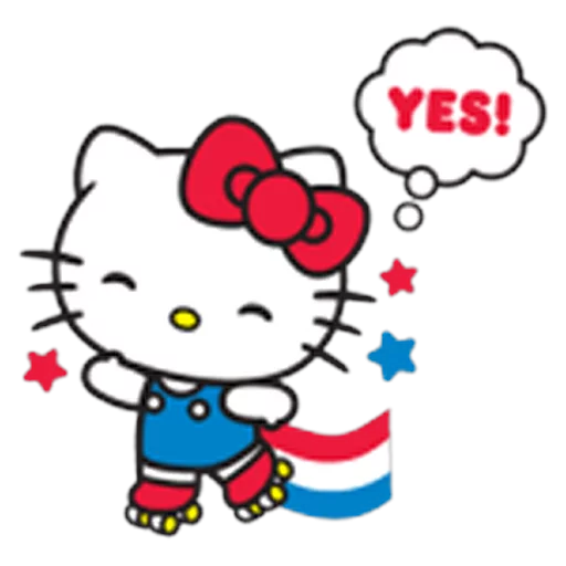 💃 Стикер «Hello Kitty» для Telegram