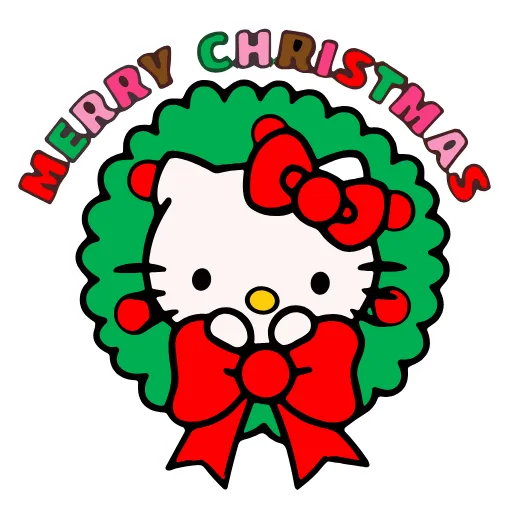 💋 Стикер «Kitty Xmas» для Telegram