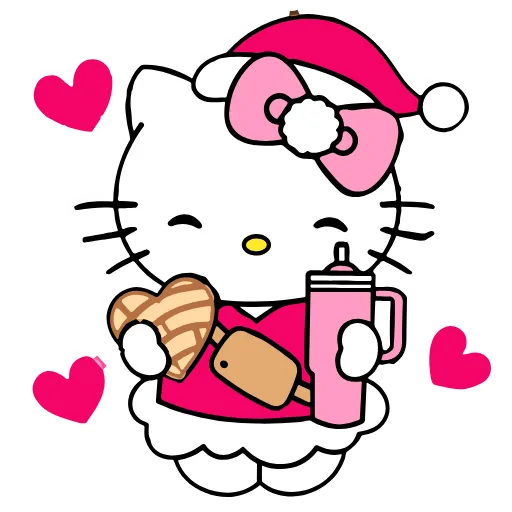 😍 Стикер «Kitty Xmas» для Telegram