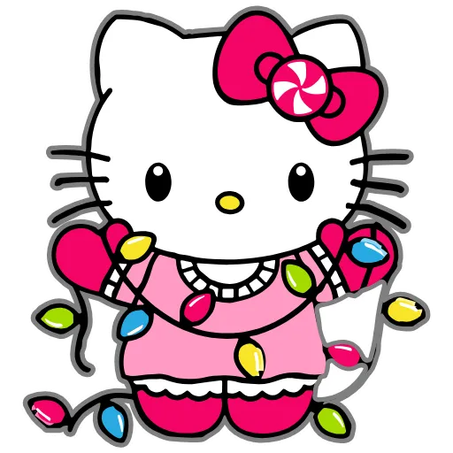 🤣 Стикер «Kitty Xmas» для Telegram
