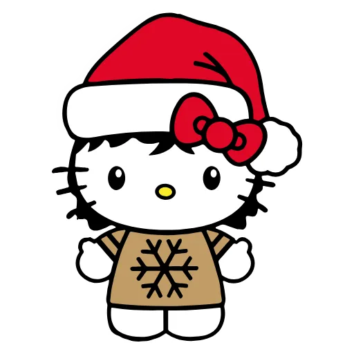 💋 Стикер «Kitty Xmas» для Telegram