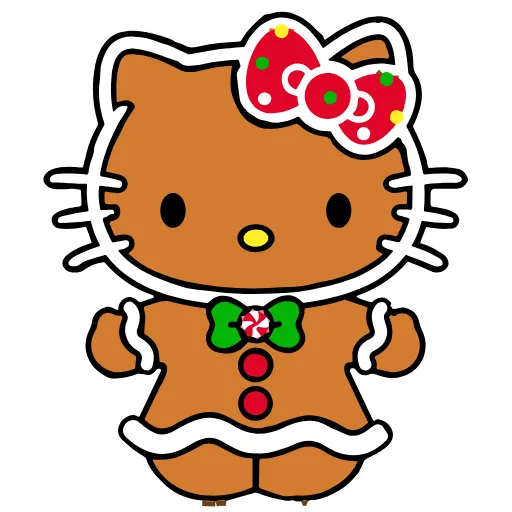 😋 Стикер «Kitty Xmas» для Telegram