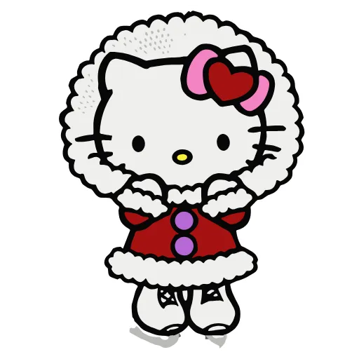 😍 Стикер «Kitty Xmas» для Telegram