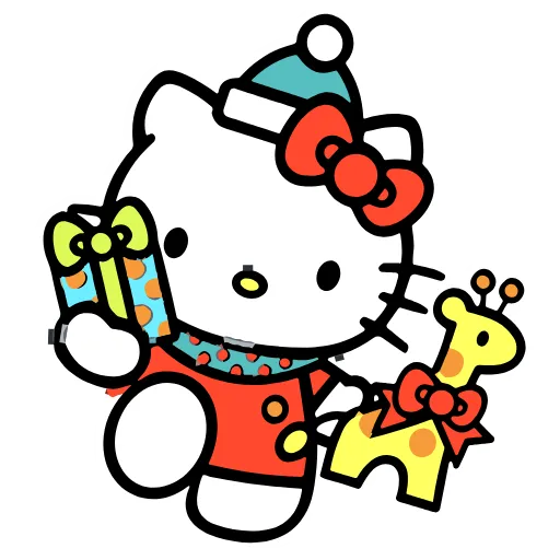 ☺️ Стикер «Kitty Xmas» для Telegram