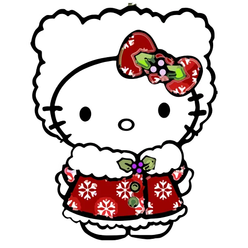 😀 Стикер «Kitty Xmas» для Telegram
