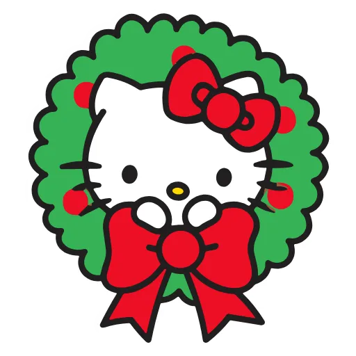 😘 Стикер «Kitty Xmas» для Telegram