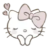 🥰 Эмодзи «😘 kitty cute» для Telegram