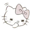 🫢 Эмодзи «😘 kitty cute» для Telegram