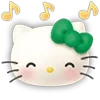 🐱 Эмодзи «Hello Kitty #status #girl #cute» для Telegram