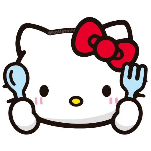🥄 Стикер «Hello Kitty» для Telegram