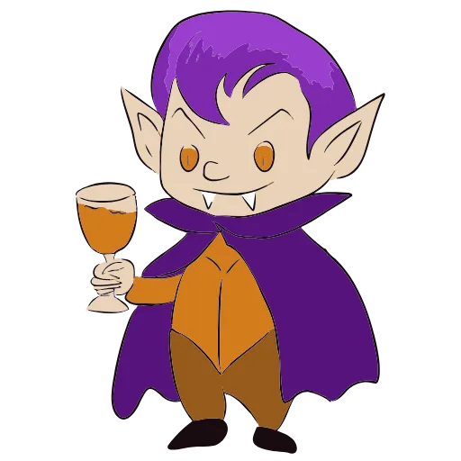 ☹️ Эмодзи «halloween - фиолетовые буквы» для Telegram
