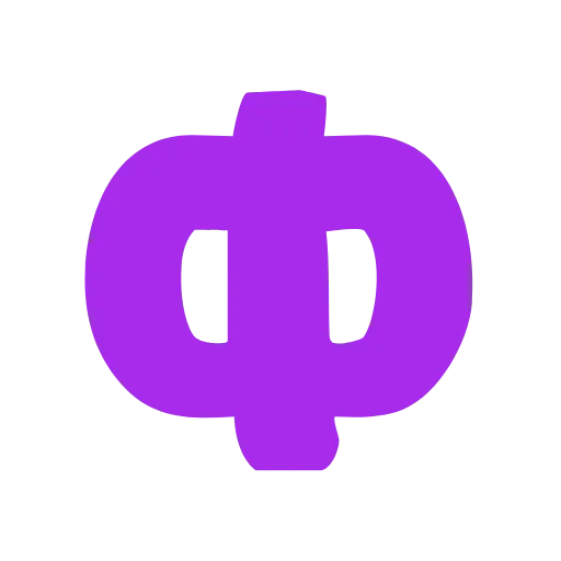 🤩 Эмодзи «halloween - фиолетовые буквы» для Telegram