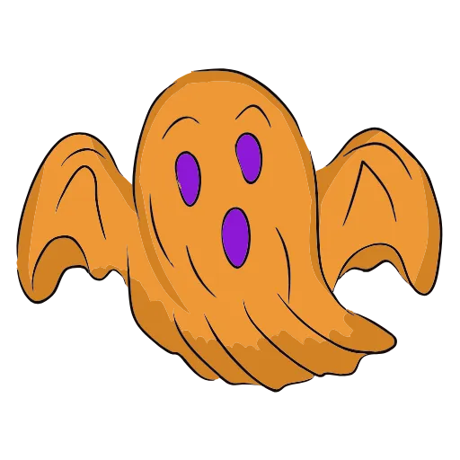 🫰 Эмодзи «halloween - фиолетовые буквы» для Telegram